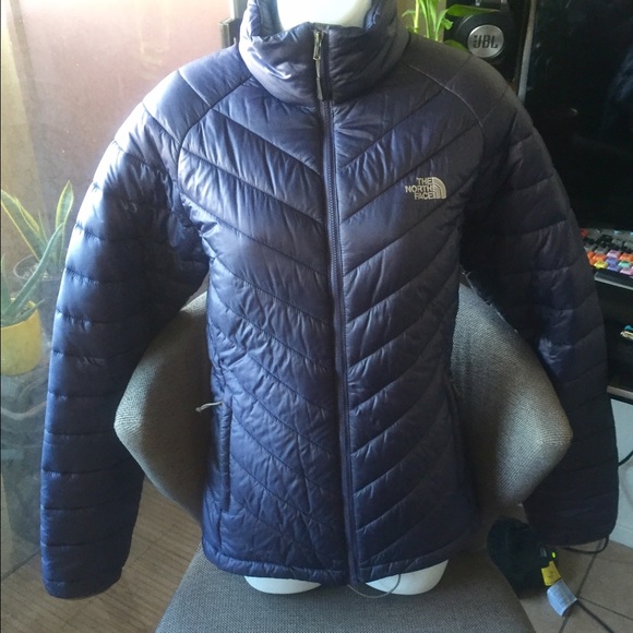Purple North Face Down Coat Large