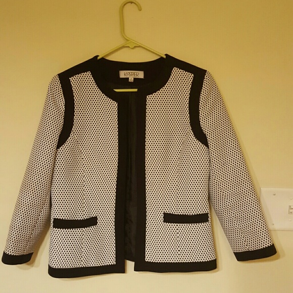 Kasper Polka Dot Blazer