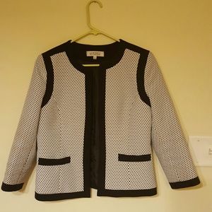 Kasper Polka Dot Blazer