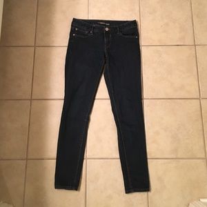 EXPRESS Dark Wash Skinny Jeans