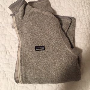 Patagonia Women's Better Sweater grey zip-up