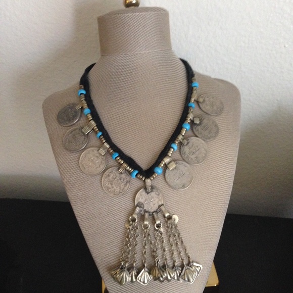 Antique Arabic coin necklace - Picture 1 of 3