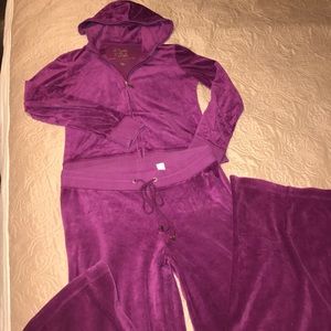 Victoria Secret size small velour 2pc set