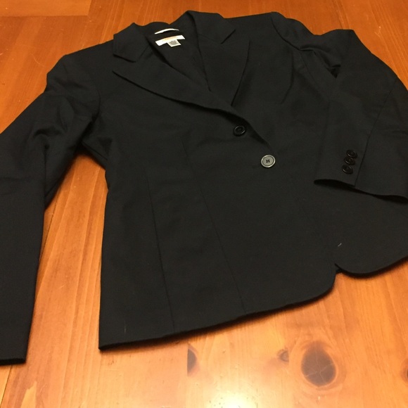 Talbot's Basic Navy Blazer Sz 8 Petite - Picture 3 of 9