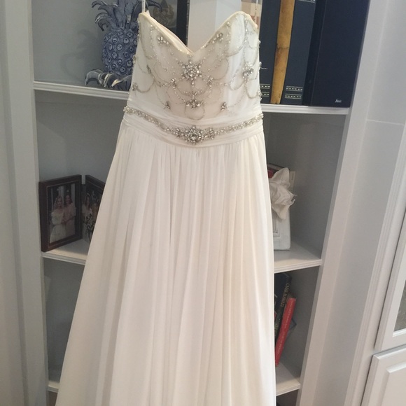 Sottero and Midgley couture sweetheart A line gown - Picture 5 of 7