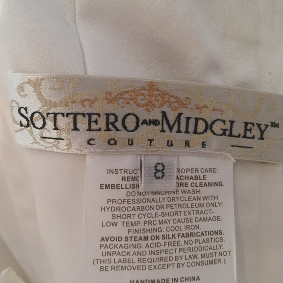 Sottero and Midgley couture sweetheart A line gown - Picture 7 of 7