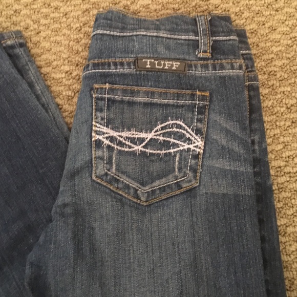Cowgirl Tuff Boot Cut Girls Jeans - Picture 2 of 4