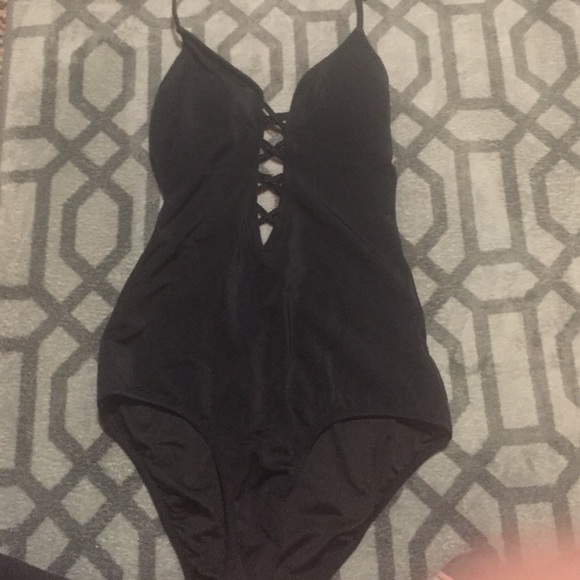 Black Victoria Secret one piece suit