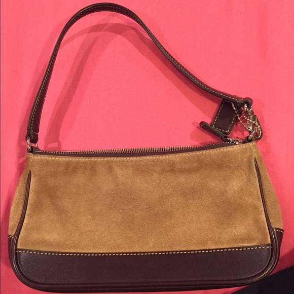 Coach brown suede Handbag