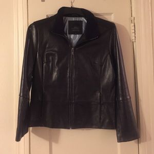 Never worn, EUC Lambskin Leather Jacket