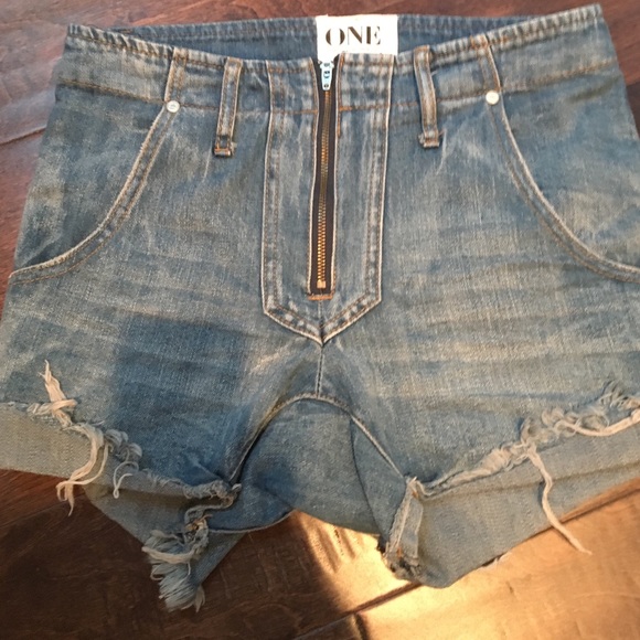 One teaspoon super freaks denim shorts