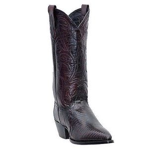 Women's Dan Post Teju Lizard Black Cherry Boots