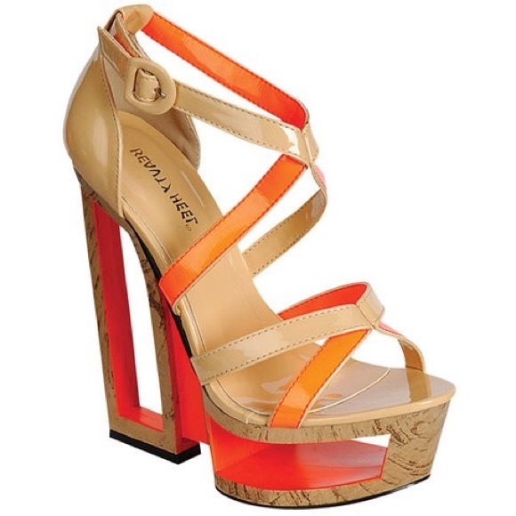 Nude & Orange Shoes - Picture 2 of 3