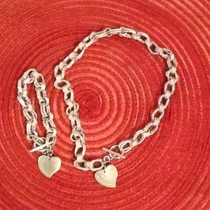 Titfany&Co necklace and bracelet set $40