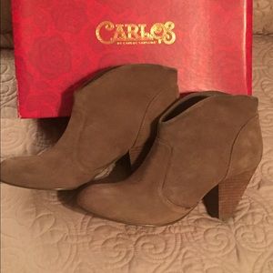 Carlos Suede Booties