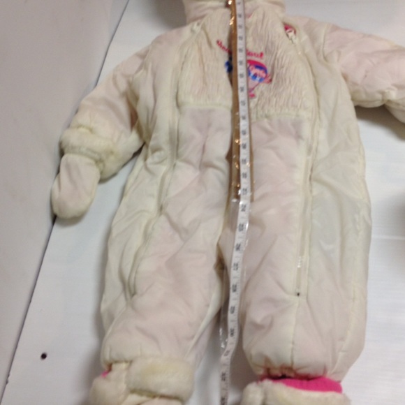 Jackets & Coats - Outbrook kids reversible pink white snowsuit 18m Jackets & Coats - Outbrook kids reversible pink white snowsuit 18m