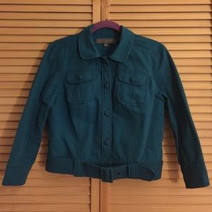 Proenza Schouler blue crop jacket