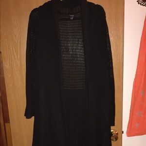 Torrid Long Black Cardigan
