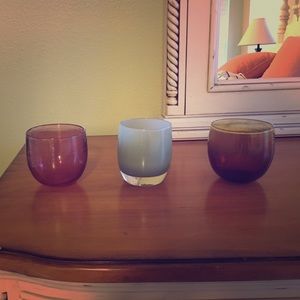 Glassy Baby Votives and Drinkers