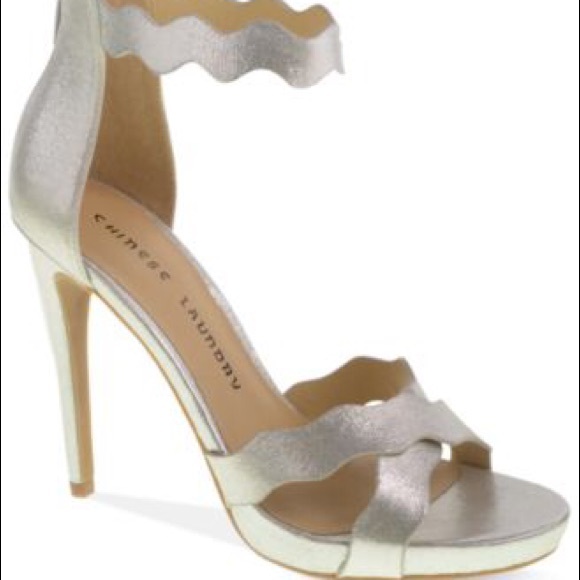 Chinese laundry silver heels