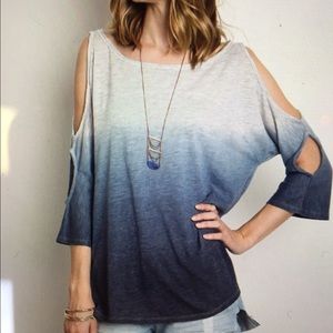 Cute cold shoulder top