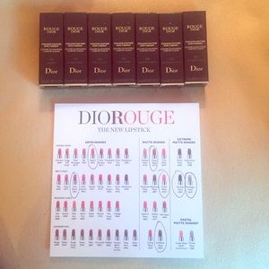 7 brand new Dior lipsticks