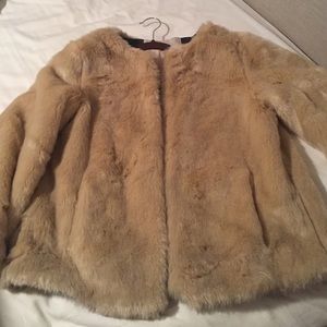 Faux fur jacket