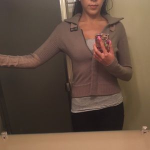 Armani exchange sweater jacket