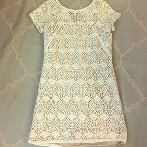 Pretty white lace dress