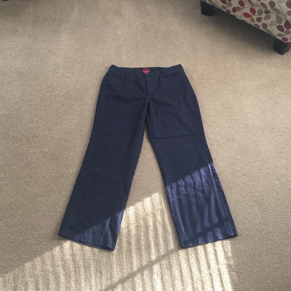 Merona Trousers Dark Wash