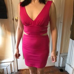 Pink party dress