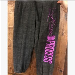 FLAG NOR FAIL LG CROP SWEATS RARE LOVE THE PROCESS