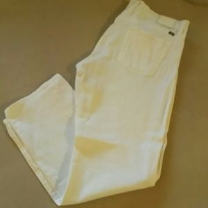 Lucky Brand 5 pocket white jeans