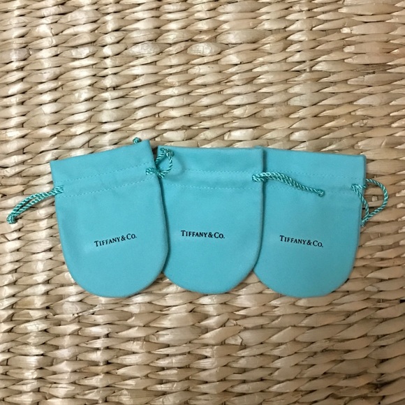 Authentic Tiffany & co jewelry pouches (3)