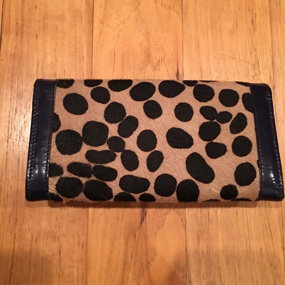 Boden Calf Hair & Patent Leather Wallet - Picture 2 of 4