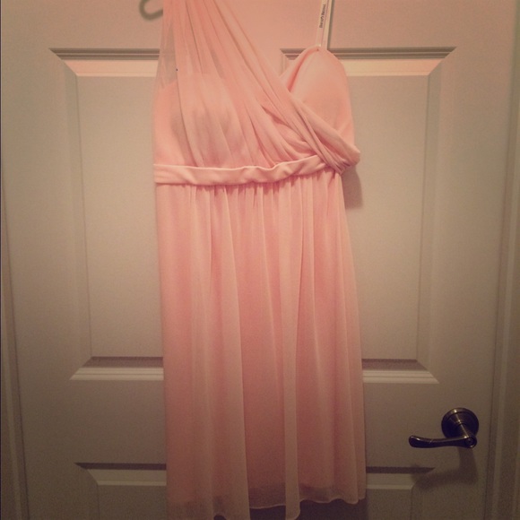 Blush colored dress