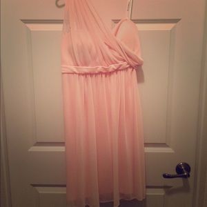 Blush colored dress