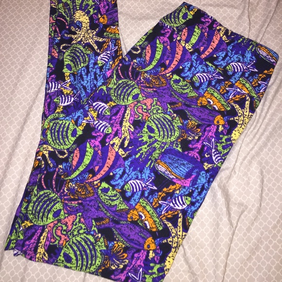 Lularoe Sea Life TC Leggings Unicorn
