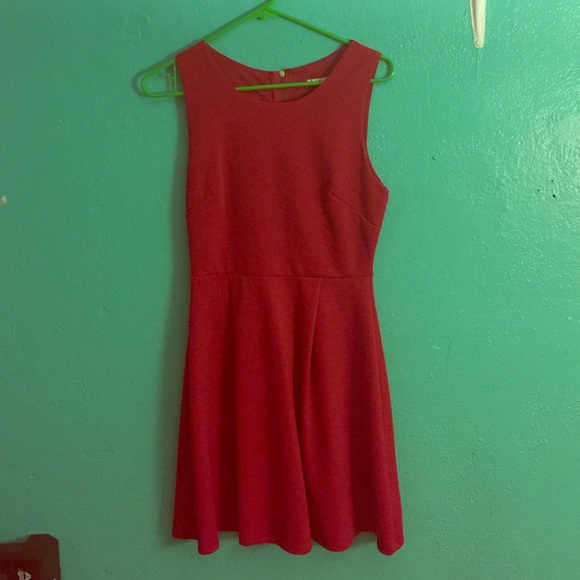 Red dress