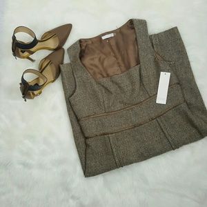 Badgley Mischka Tweed Dress Size 14