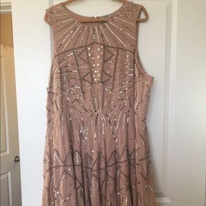 Asos skater dress with embellishments