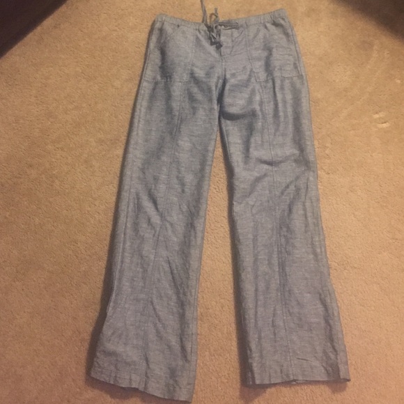 Grey and white lounge pants