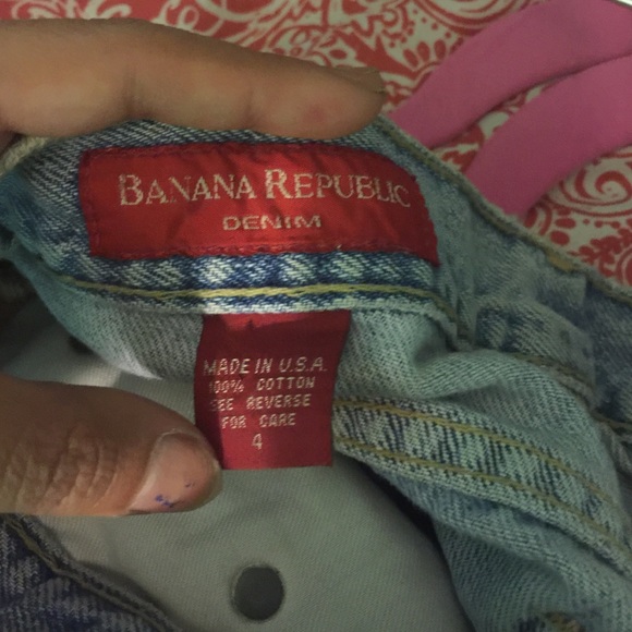 Denim shorts