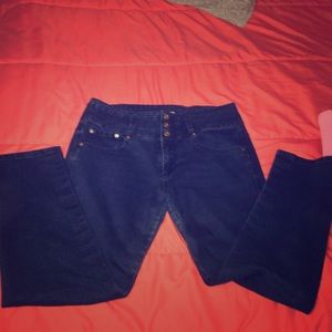 High Waisted Sailor Button Jeans!