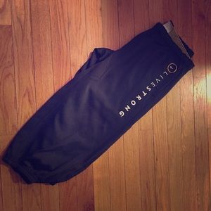Livestrong sweatpants.