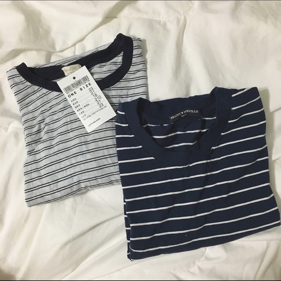 Brandy Melville Stiped Tees Bundle