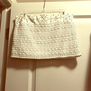 Hollister crochet skirt