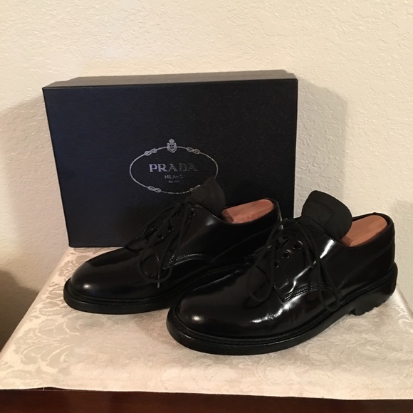 Prada Commando Sole Oxfords