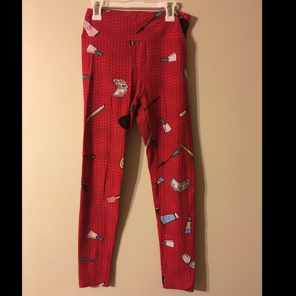 LuLaRoe MakeUp Leggings OS