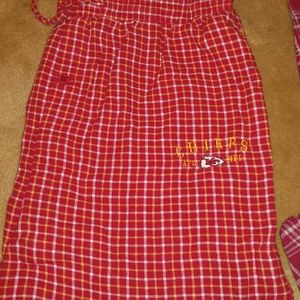 NFL mens Kansas City Chiefs pajama pants